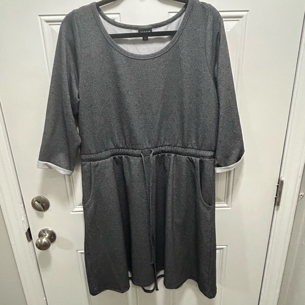 Torrid Charcoal Long Sleeve Dress